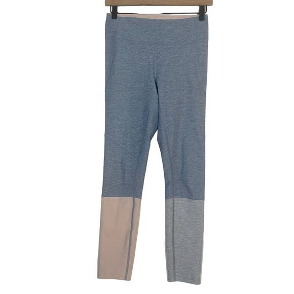 Outdoor Voices Dipped Leggings Womens Size Small Blue Gray and Pink Activewear - Picture 1 of 8